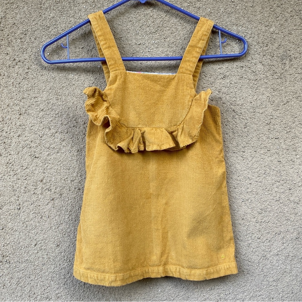GOLDIE + ACE- Mustard Corduroy Jumper Dress size 3-4